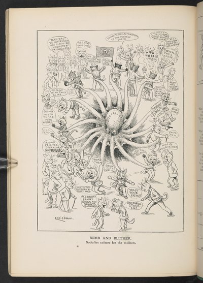 Szocializmus, a 46. oldalról, Louis Wain Annual alkotó: Louis Wain