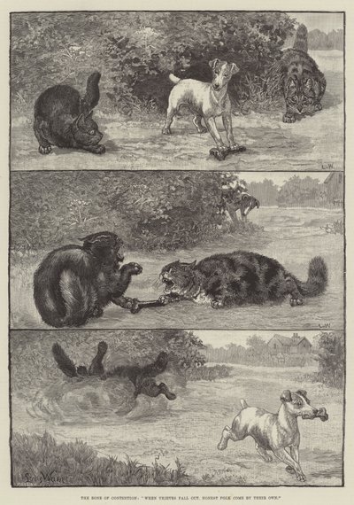 A viszály csontja, amikor a tolvajok kidőlnek, a Honest Folk maguktól jön alkotó: Louis Wain