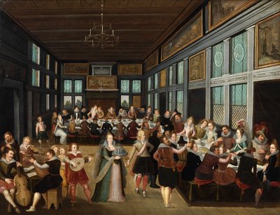 Esküvői bankett alkotó: Louis de Caullery