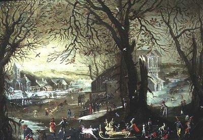 Téli jelenet alkotó: Louis de Silvestre
