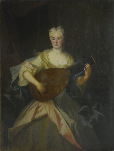 Anna Constantia, Cosel grófnő 1680-1765 portréja, szül. von Brockdorff alkotó: Louis de Silvestre