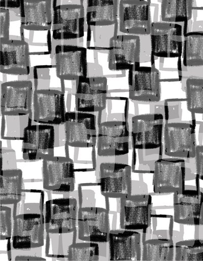 Monokróm négyzetek (digitális) alkotó: Louisa Hereford