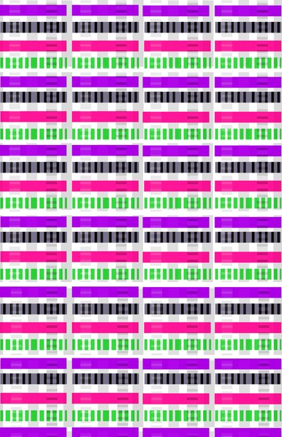 Stripe and Check, 2014 (digitális média) alkotó: Louisa Hereford