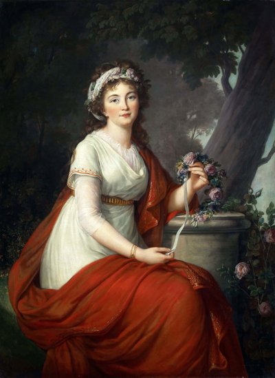 Tatyana Vasziljevna Jusupova grófnő portréja, született von Engelhardt 1769-1841, 1797. alkotó: Elisabeth Louise Vigee Lebrun
