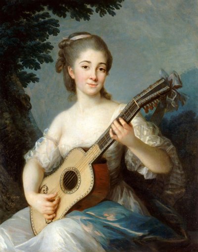 Marie-Louise de Robien portréja, 1774. alkotó: Elisabeth Louise Vigee-Lebrun