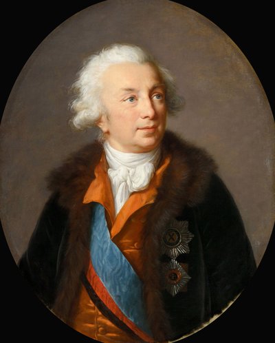 Ivan Ivanovics Shuvalov gróf portréja 1727-1797, c. 1796. alkotó: Elisabeth Louise Vigee Lebrun