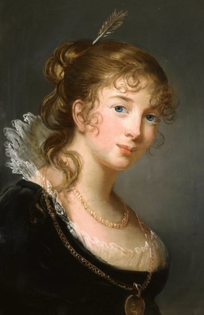 Frederica Dorothea Louise Fülöp porosz hercegnő 1770-1836, Radziwill grófnő, c. 1801. alkotó: Elisabeth Louise Vigee-Lebrun