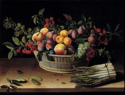 Csendélet gyümölcskosárral alkotó: Louise Moillon