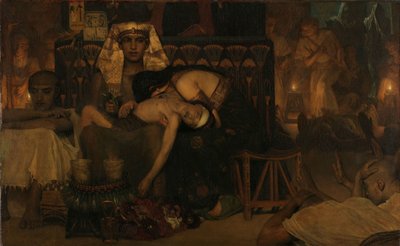 A fáraó elsőszülött fiának halála A fáraó elsőszülött fiának halála alkotó: Lourens Alma Tadema