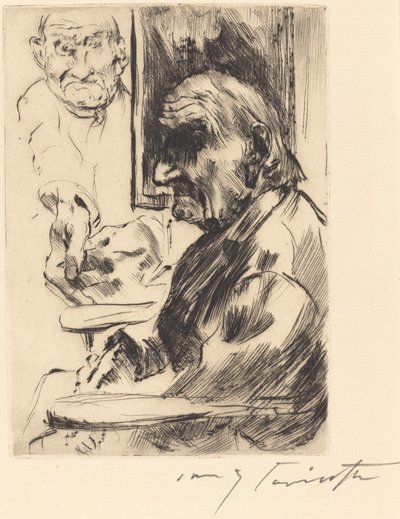 Alter Mann Old Man, 1916. alkotó: Lovis Corinth