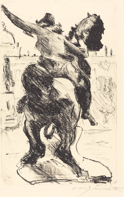 Amazon szobra..., 1916. alkotó: Lovis Corinth