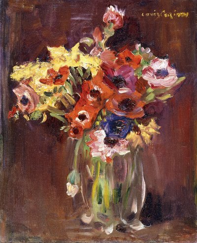 Kökörcsin; Anemonen, 1910 alkotó: Lovis Corinth