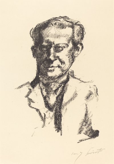 Arno Holz, 1922. alkotó: Lovis Corinth