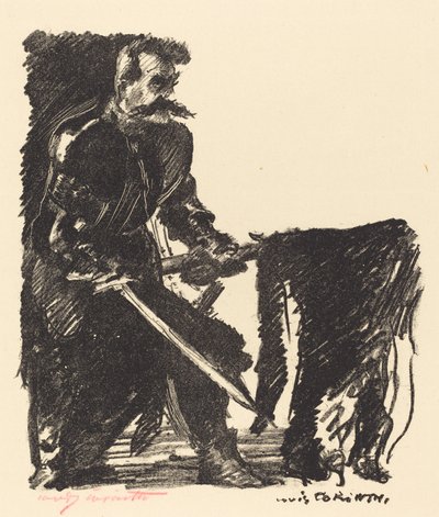 Szabványhordozó, 1915. alkotó: Lovis Corinth
