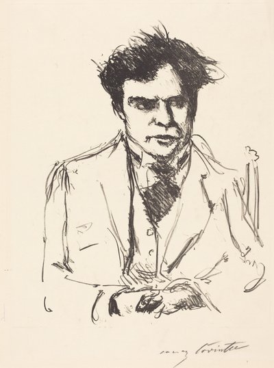 Joseph Schwarz arcképe (Portrait of Joseph Schwarz) alkotó: Lovis Corinth