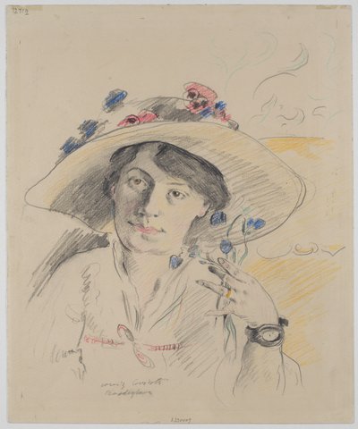 A művész feleségének, Charlotte Berend-Corinth-nak a portréja alkotó: Lovis Corinth