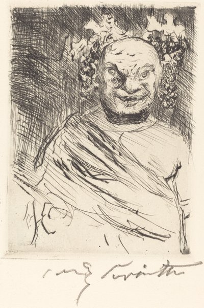 A trimalchiói Gastmahl: pl. I (Trimalchio lakoma: I. o.) alkotó: Lovis Corinth