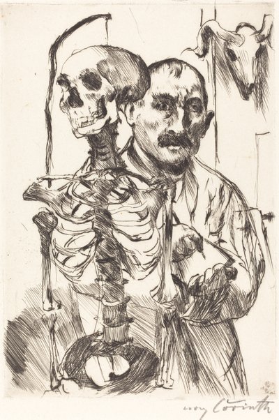 A művész és a halál II alkotó: Lovis Corinth