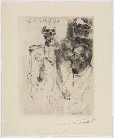 A művész és a halál I alkotó: Lovis Corinth
