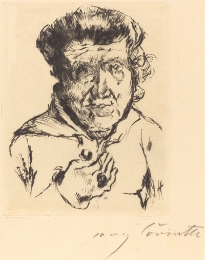 A művész anyósa alkotó: Lovis Corinth