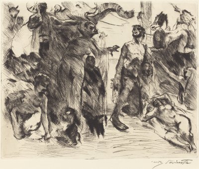 Szent Antal megkísértése, 1919. alkotó: Lovis Corinth