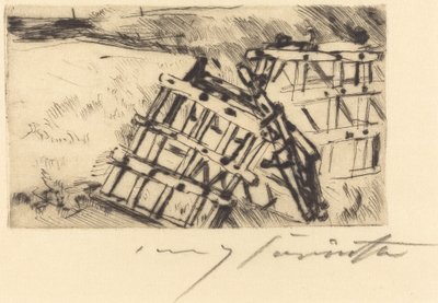 Egge Harrow, 1916. alkotó: Lovis Corinth