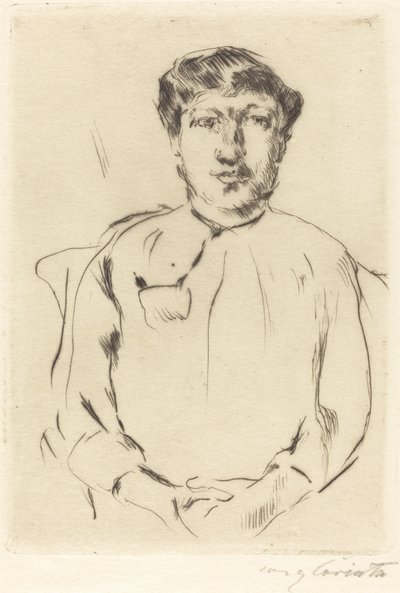 Frauenbildnis Női portré, 1914. alkotó: Lovis Corinth