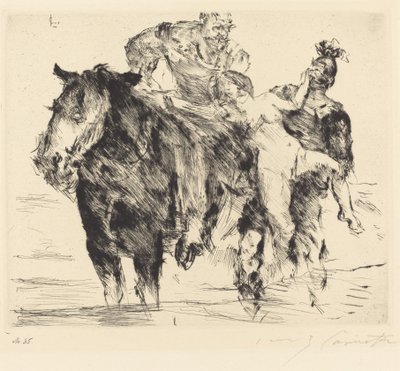 nőrabló (erőszak) alkotó: Lovis Corinth