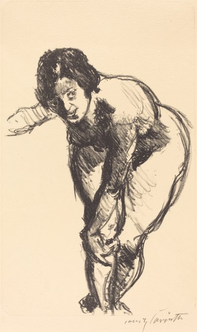 Meztelen hajlítás előre alkotó: Lovis Corinth