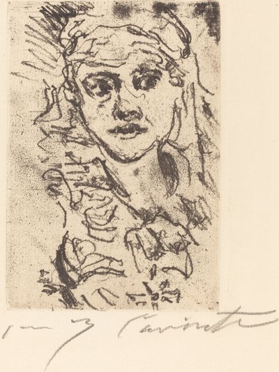 Henny Porten, 1923. alkotó: Lovis Corinth