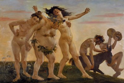 Hazatérés Bacchantes alkotó: Lovis Corinth