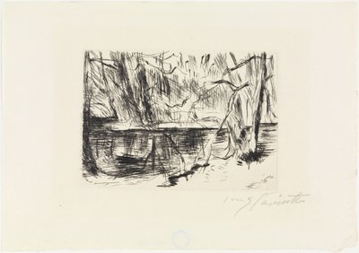A Tiergartenben alkotó: Lovis Corinth