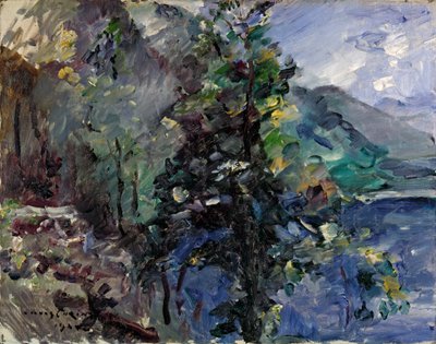 Jochberg a Walchensee-tónál alkotó: Lovis Corinth