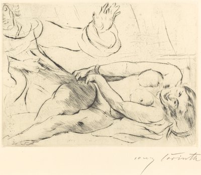József és Potifár felesége II. József és Potifár felesége II, 1915. alkotó: Lovis Corinth