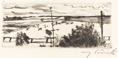 Tengerparti tájkép, 1916. alkotó: Lovis Corinth