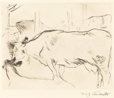 Tehénpajta II alkotó: Lovis Corinth