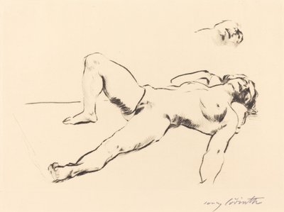 Fekvő női akt II, 1912. alkotó: Lovis Corinth