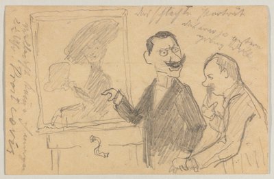 Lovis Corinth Carl Strathmannnak: képeslap, 1901. május 27-i postabélyegző alkotó: Lovis Corinth