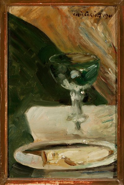 Stillleben mit Kelch und Teller alkotó: Lovis Corinth