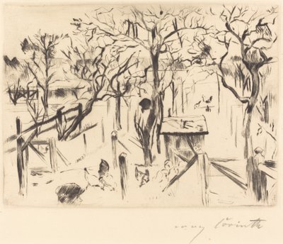 Gyümölcsös kert ősszel alkotó: Lovis Corinth