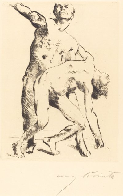 Odüsszeusz és az udvarló Odüsszeusz és az udvarló, 1914. alkotó: Lovis Corinth