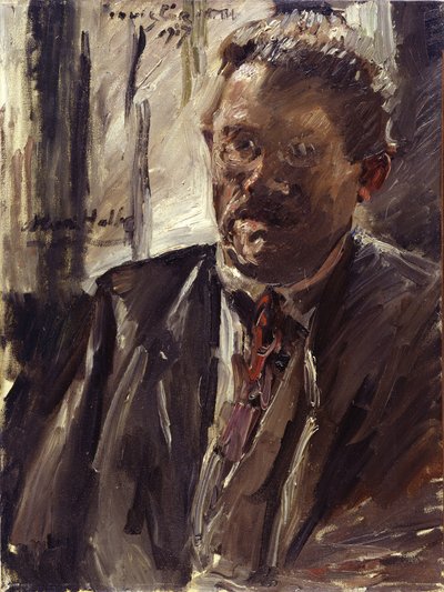 Max Halbe portréja alkotó: Lovis Corinth