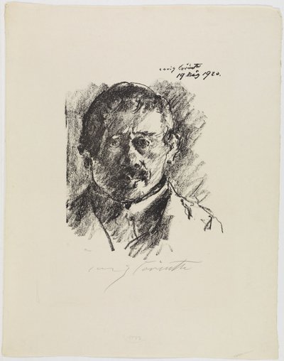 Önarckép, 1920. március 19. alkotó: Lovis Corinth