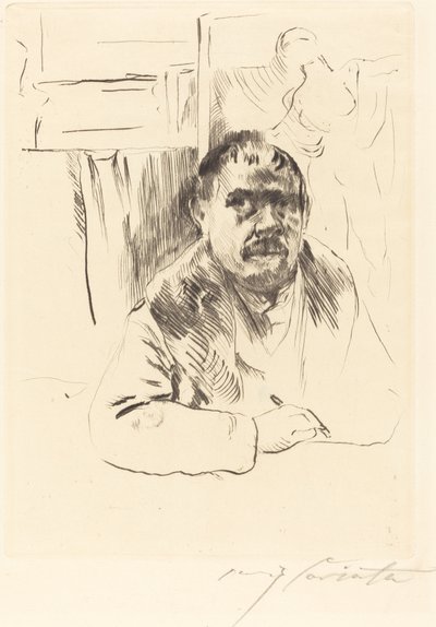 Önarckép bundában alkotó: Lovis Corinth