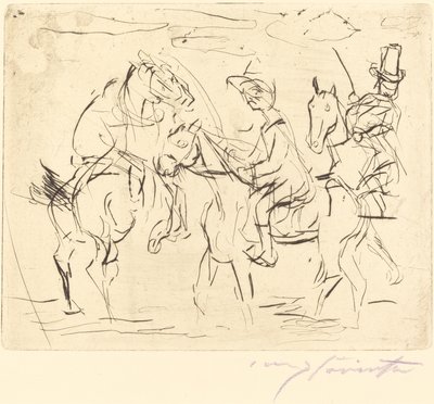 Sunday Riders Sunday Riders, 1920. alkotó: Lovis Corinth