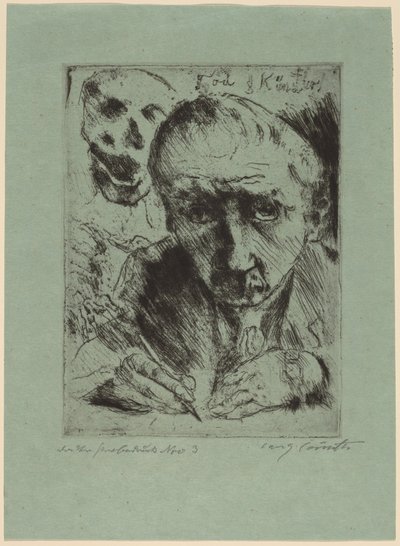 Halál és a művész alkotó: Lovis Corinth