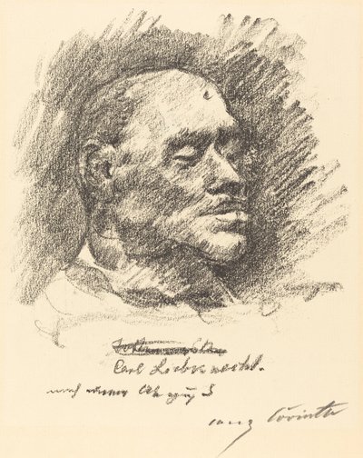 Liebknecht halotti maszkja alkotó: Lovis Corinth