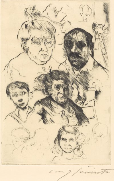 Válogatott fejek és önarckép alkotó: Lovis Corinth