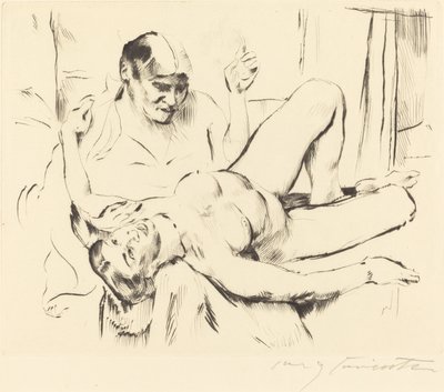Jóslási prófécia, 1914. alkotó: Lovis Corinth