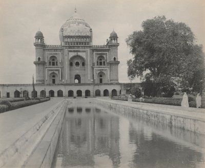 Saftar Jung sírja, Delhi, 1890 körüli évek (platina nyomat) alkotó: Ltd. Ceylon Plâté